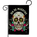 Angeleno Heritage 13 x 18.5 in. Dia De Muertos Garden Flag with Fall Day of Dead Double-Sided Decorative Vertical AN583446